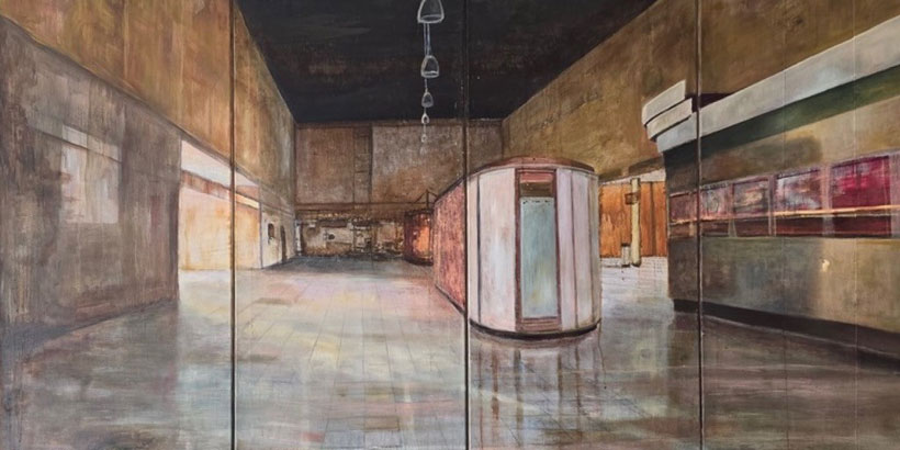 Entrée Znaim, Öl auf Baumwolle 240x2230cm Entrée Znaim, Öl auf Baumwolle 240x2230cm